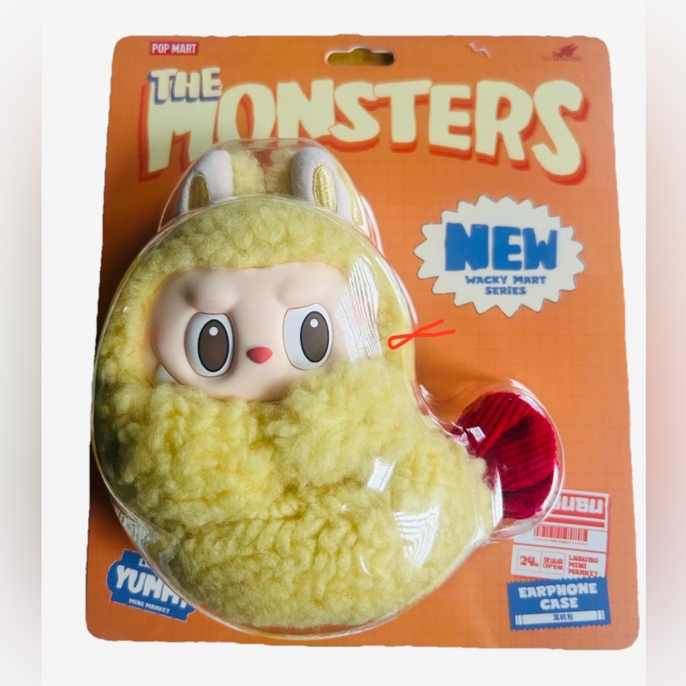 POPMART Labubu THE MONSTERS Wacky Mart Series Earphone Case Authentic NEW
